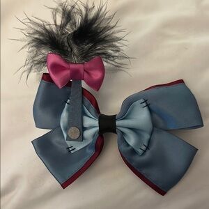 Disney Eeyore - Elegant Blue and Pink Kids Hair Bow